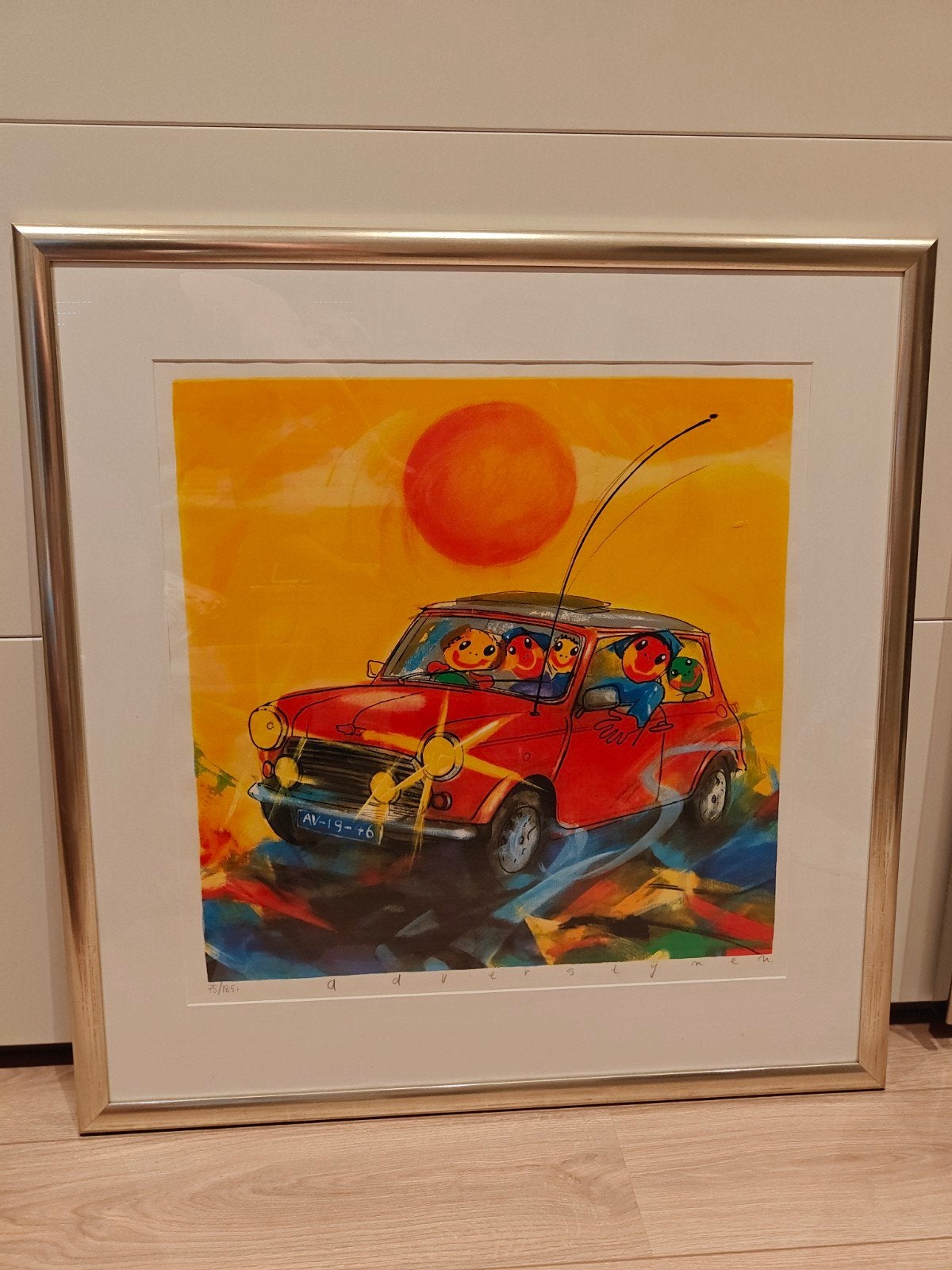 Ad Verstijnen zeefdruk, Antiek en Kunst, Ophalen