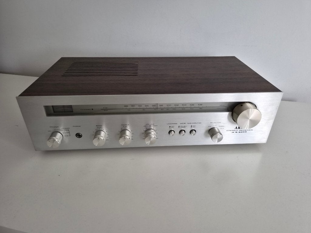 Vintage Akai AA-1010 receiver, Overige merken, Gebruikt, Ophalen of Verzenden, Minder dan 60 watt