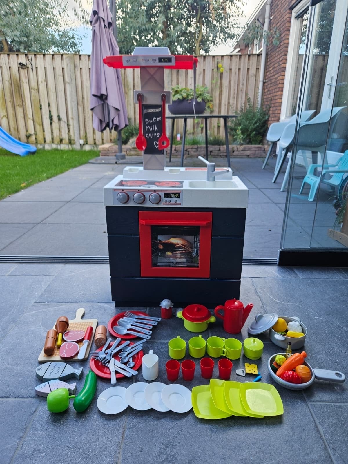 Smoby Keukentje met heel veel accessoires, Ophalen, Zo goed als nieuw, Jongen of Meisje