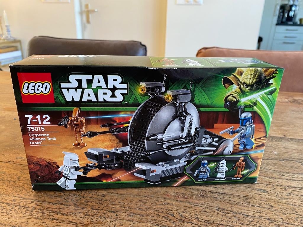 Lego Star Wars 75015 Corporate Alliance Tank Droid nieuw, Star Wars, Nieuw, Ophalen of Verzenden, Complete set