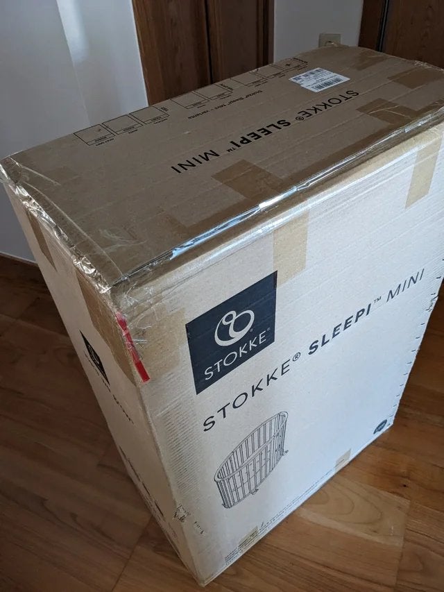 Stokke Sleepi mini HAZY GREY NIEUW, Kinderen en Baby's, Ophalen, Zo goed als nieuw, Wieg