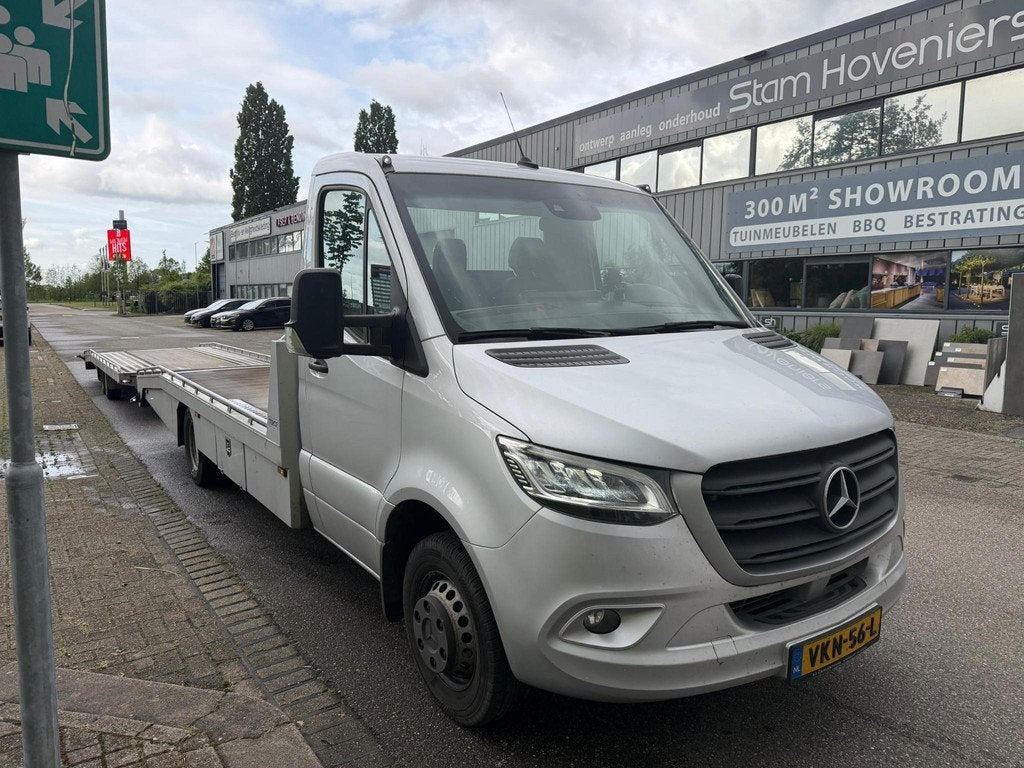Mercedes-benz Sprinter 3.0 V6 519 Automaat, Auto's, Bestelauto's, Automaat, Stof, Gebruikt, Euro 6