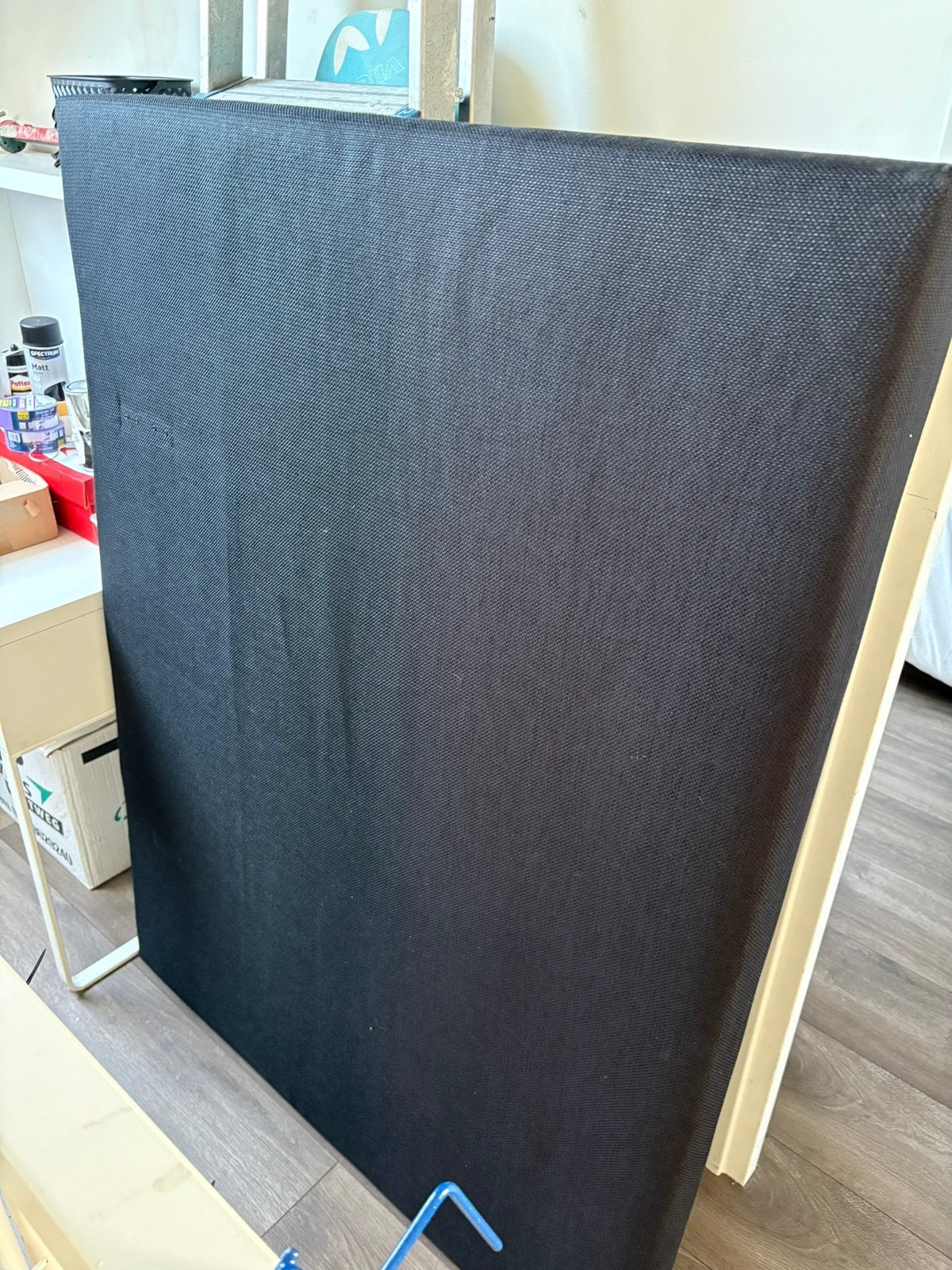 Gratis af te halen hoofdbord boxspring, Ophalen, Zo goed als nieuw, Tweepersoons, 140 cm