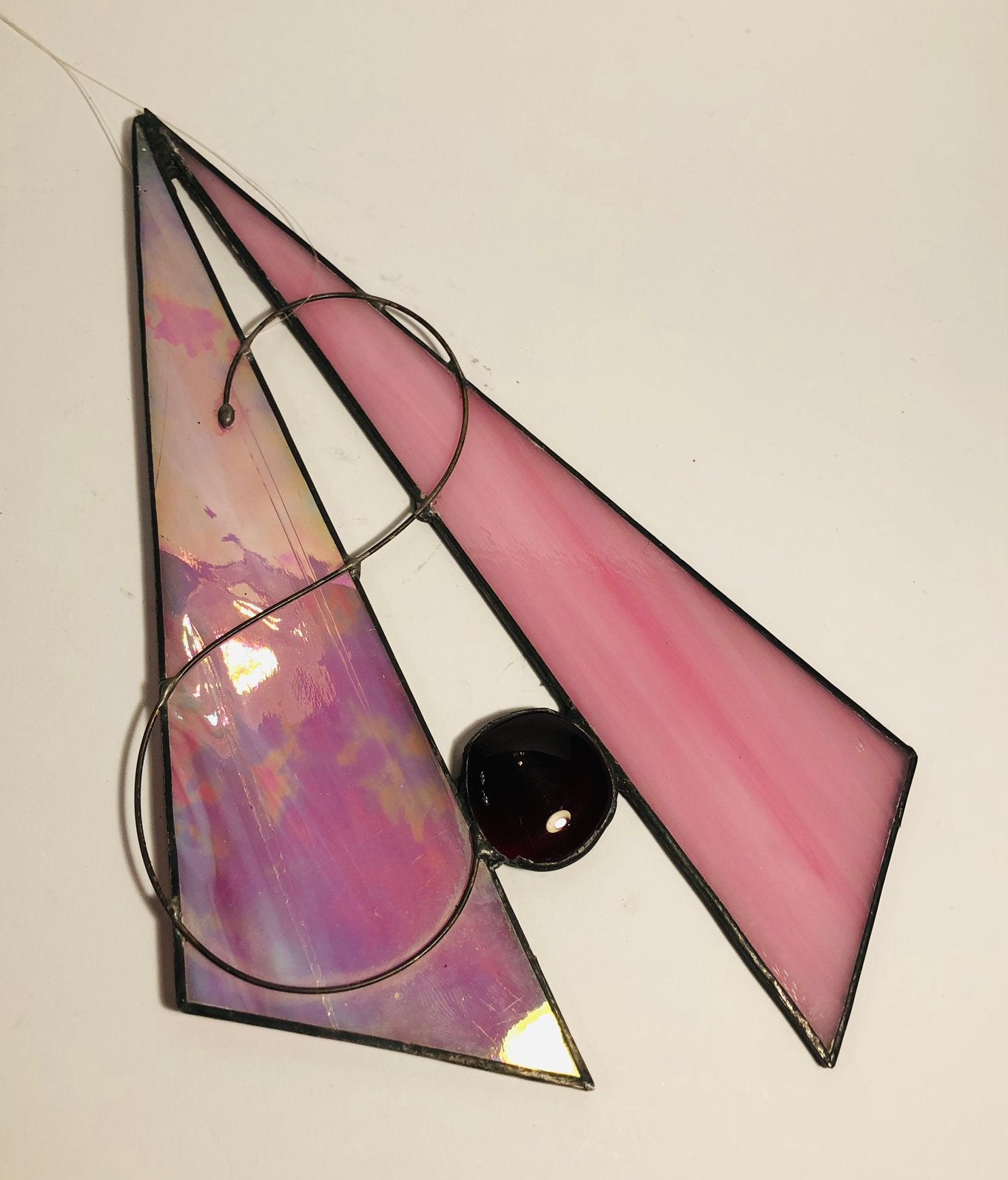 Prachtige roze raamhanger, raam hanger, Ophalen of Verzenden, Zo goed als nieuw