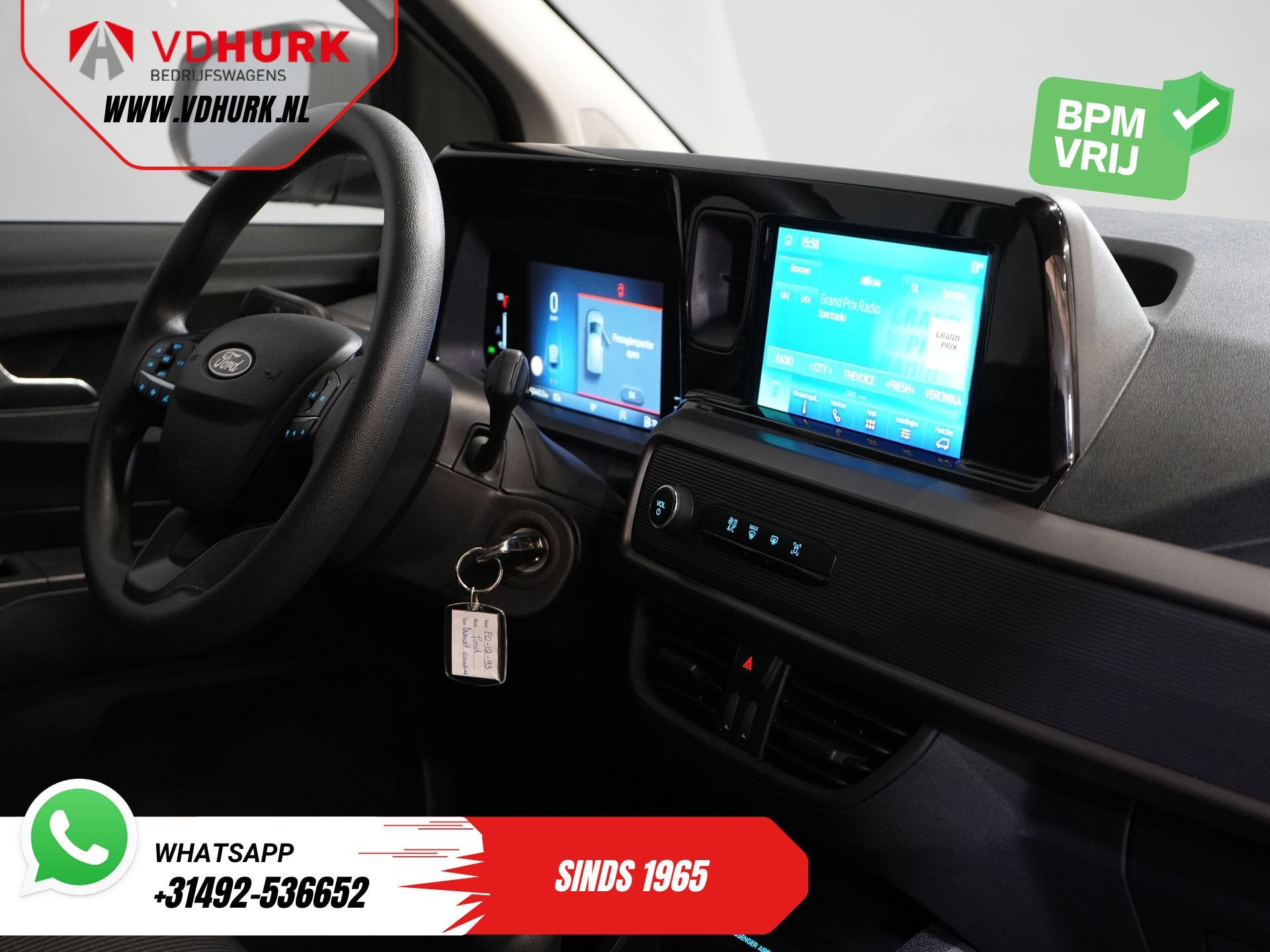 Ford Transit Courier 1.0 Trend 100 pk BENZINE Carplay/ Virtu, Auto's, Voorwielaandrijving, Gebruikt, Origineel Nederlands, Bedrijf