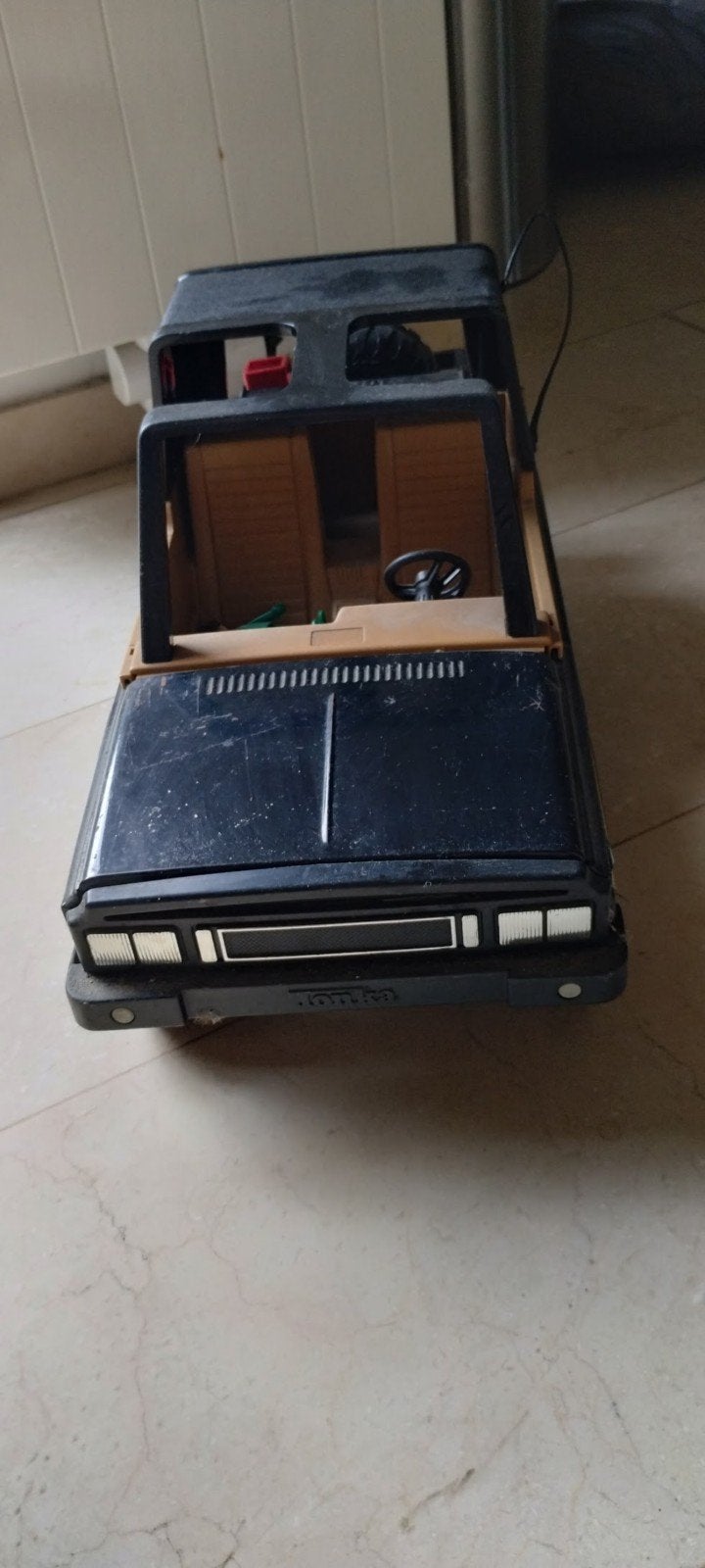 Vintage Tonka Jeep Speelgoedauto - Zwart, Ophalen, Gebruikt