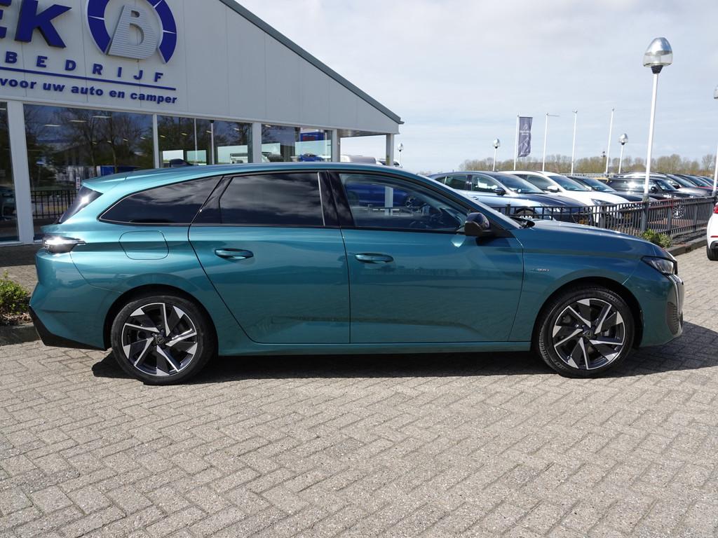 Peugeot 308 SW 1.6 PHEV 180PK Allure AUT H-LEER | NAVI | CAM, Auto's, Gebruikt, Euro 6, 4 cilinders, 181 pk