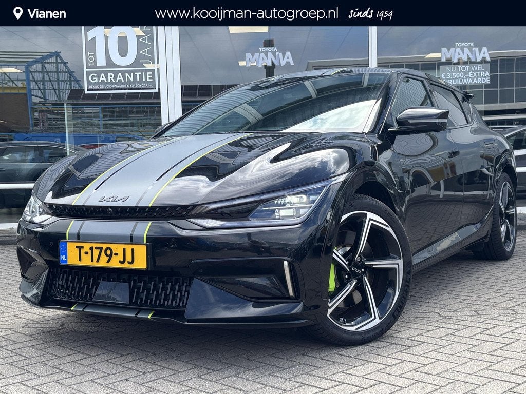 Kia EV6 GT AWD 77.4 kWh GT uitvoering, Kuipstoelen, 585PK, Auto's, Alcantara, Origineel Nederlands, Vierwielaandrijving, 424 km