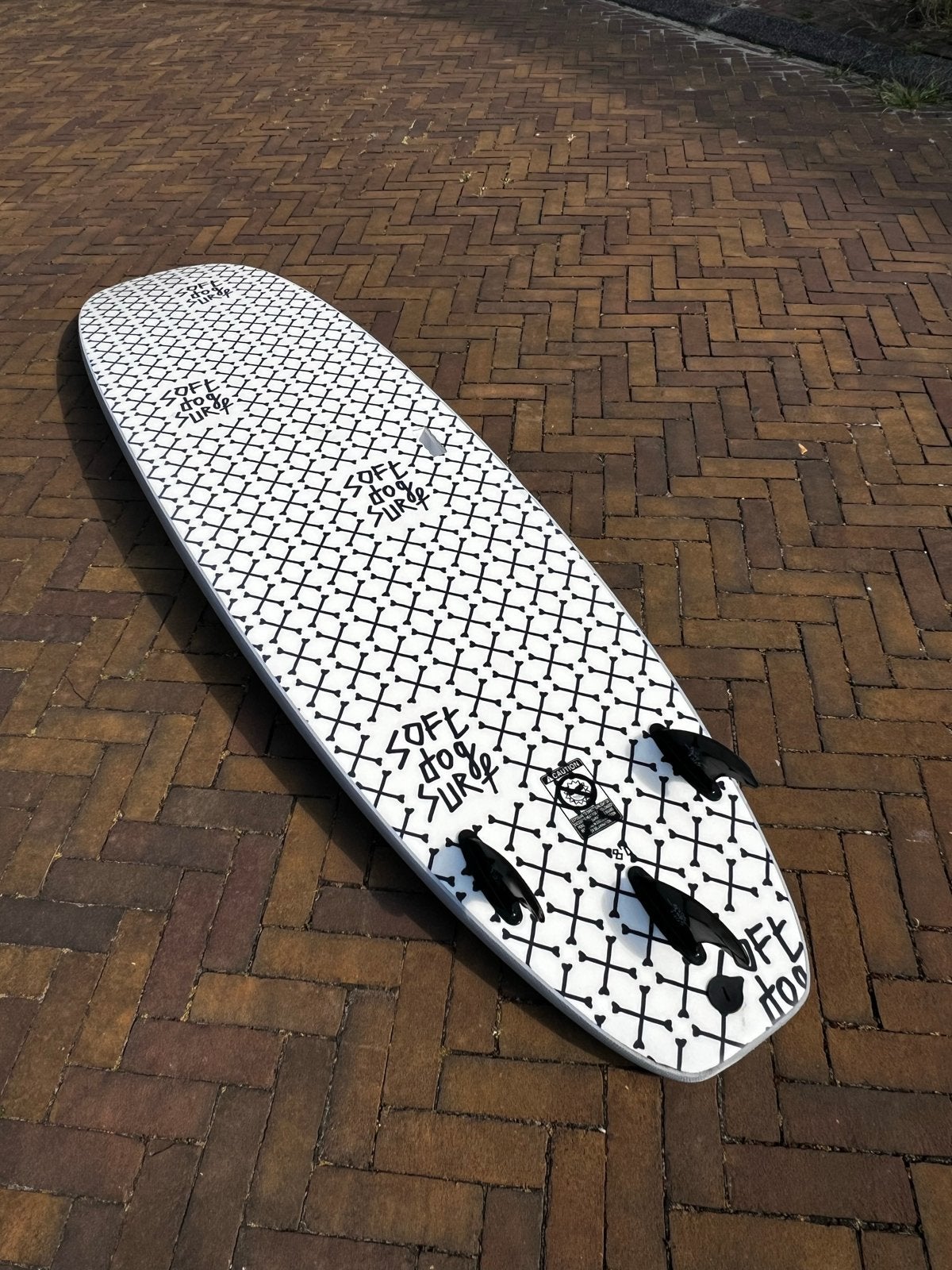 Softdog Surfboard - soft top long board 8’0”, Watersport en Boten, Golfsurfen, Ophalen, Gebruikt, Shortboard
