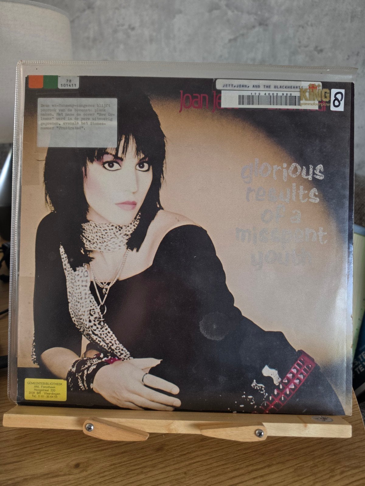 Lp: joan jett and the blackhearts - glorious results of...., Ophalen of Verzenden, Gebruikt, 12 inch