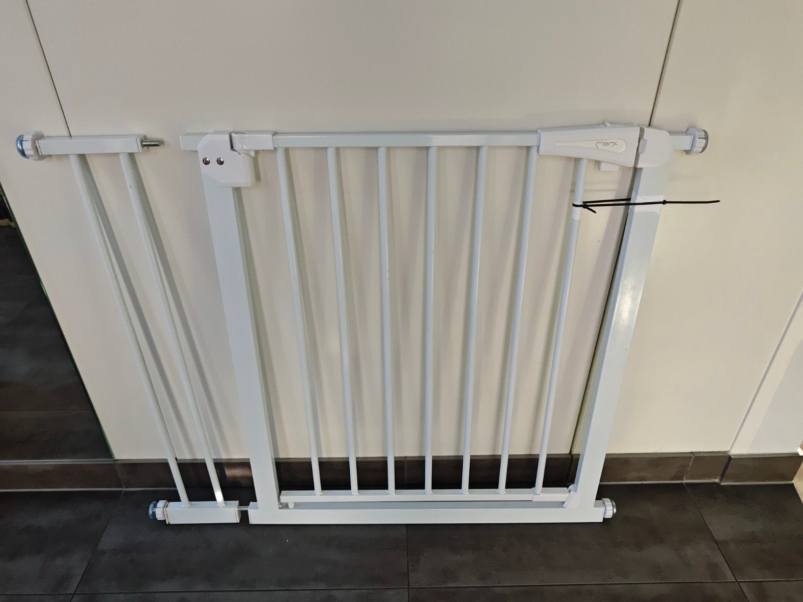 Wit metalen klemhekje / traphekje, Kinderen en Baby's, Ophalen, Gebruikt, 100 tot 115 cm, Klemhekje