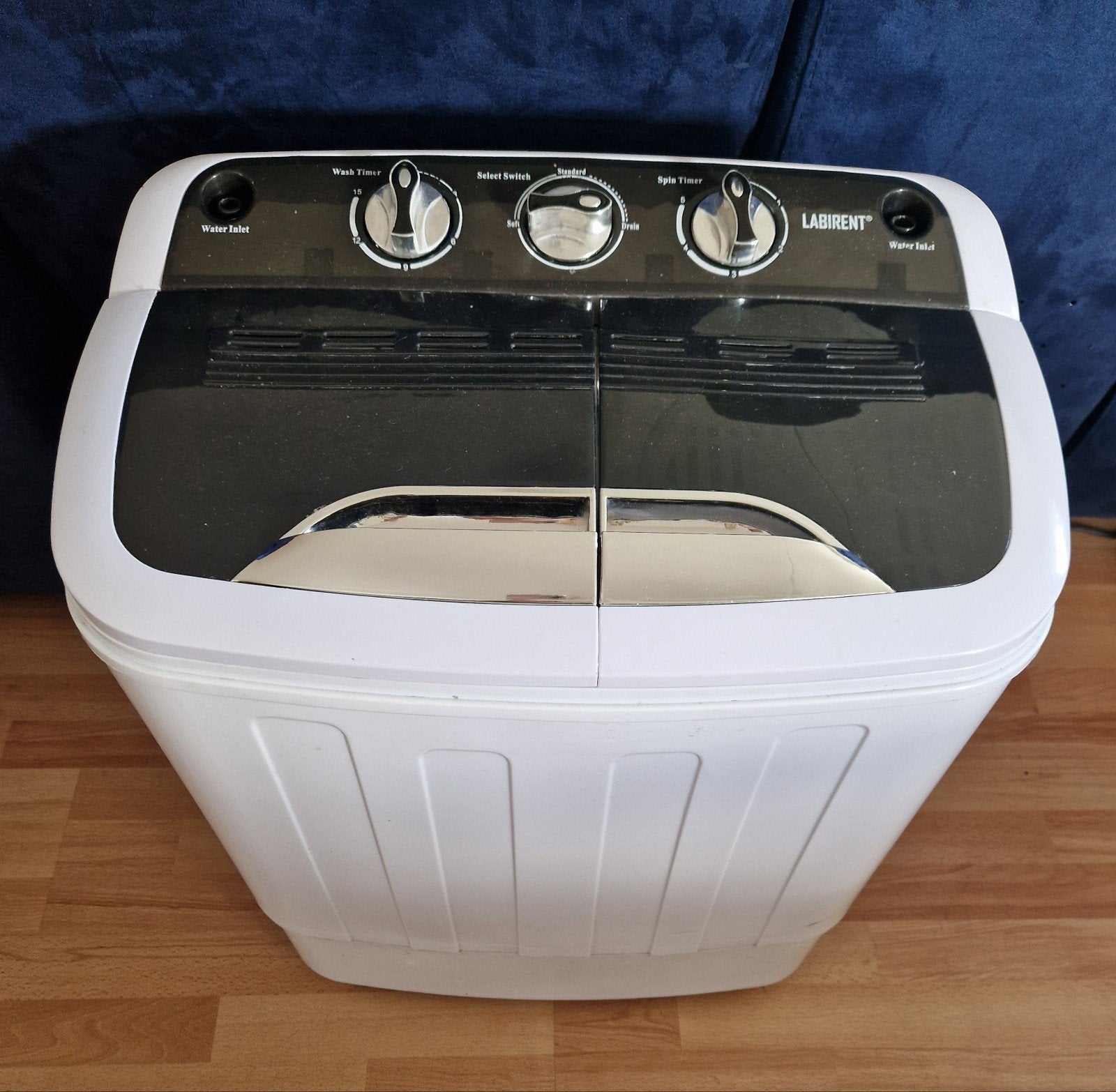 Labirent XPB40-1288LR Mini Wasmachine - Dubbele Trommel, Witgoed en Apparatuur, Minder dan 4 kg, Ophalen, Gebruikt, Bovenlader