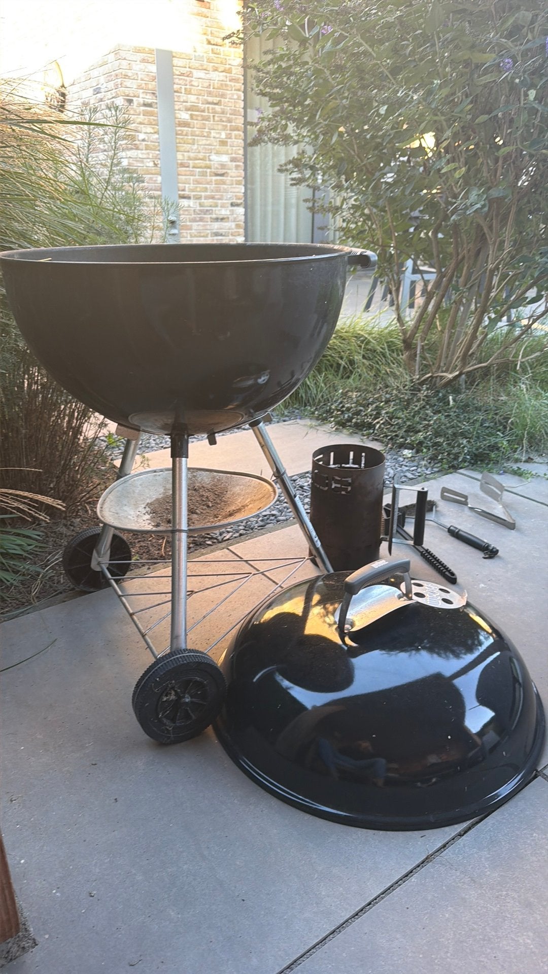 Weber BBQ met startersset, verdelers en weersbestendig doek, Tuin en Terras, Ophalen, Gebruikt