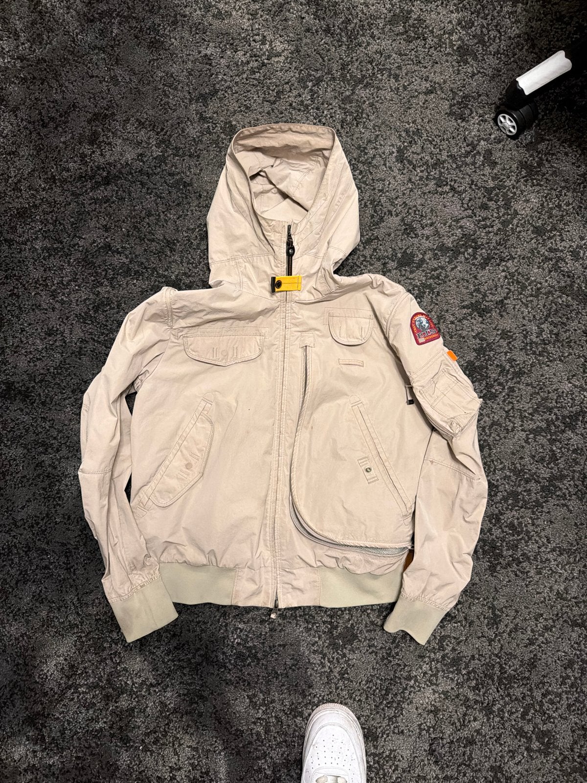 Originele Parajumpers Gobi Spring jas, Ophalen of Verzenden, Gedragen, Maat 38/40 (M), Beige