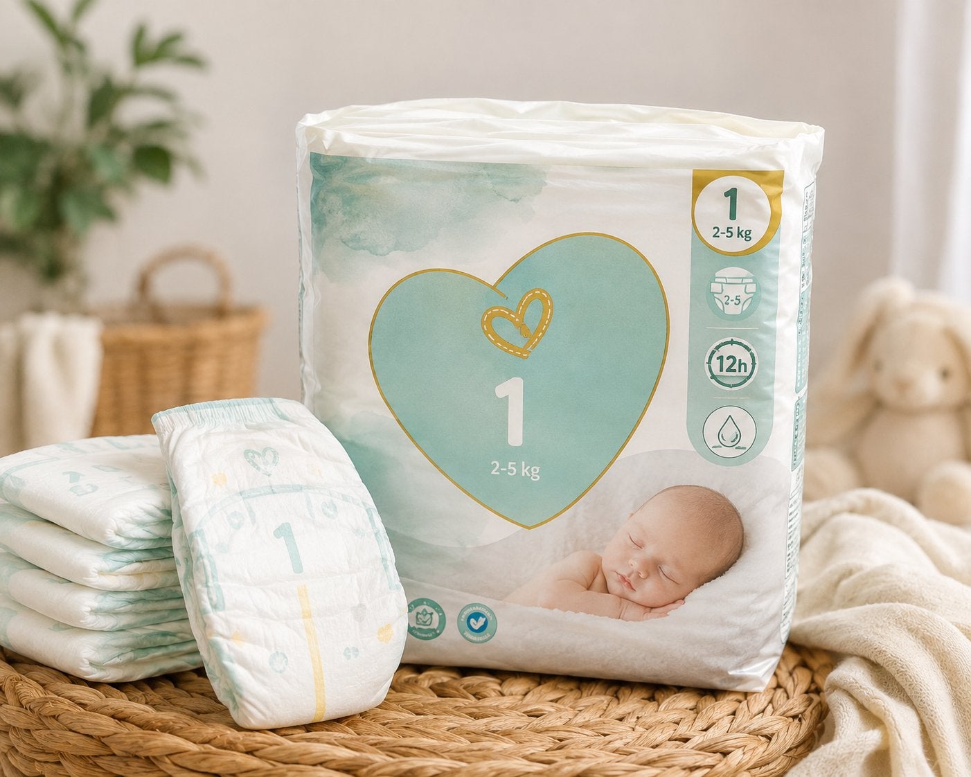Luiers maat 1 (gratis) & baby kleding meisje, Ophalen, Zo goed als nieuw