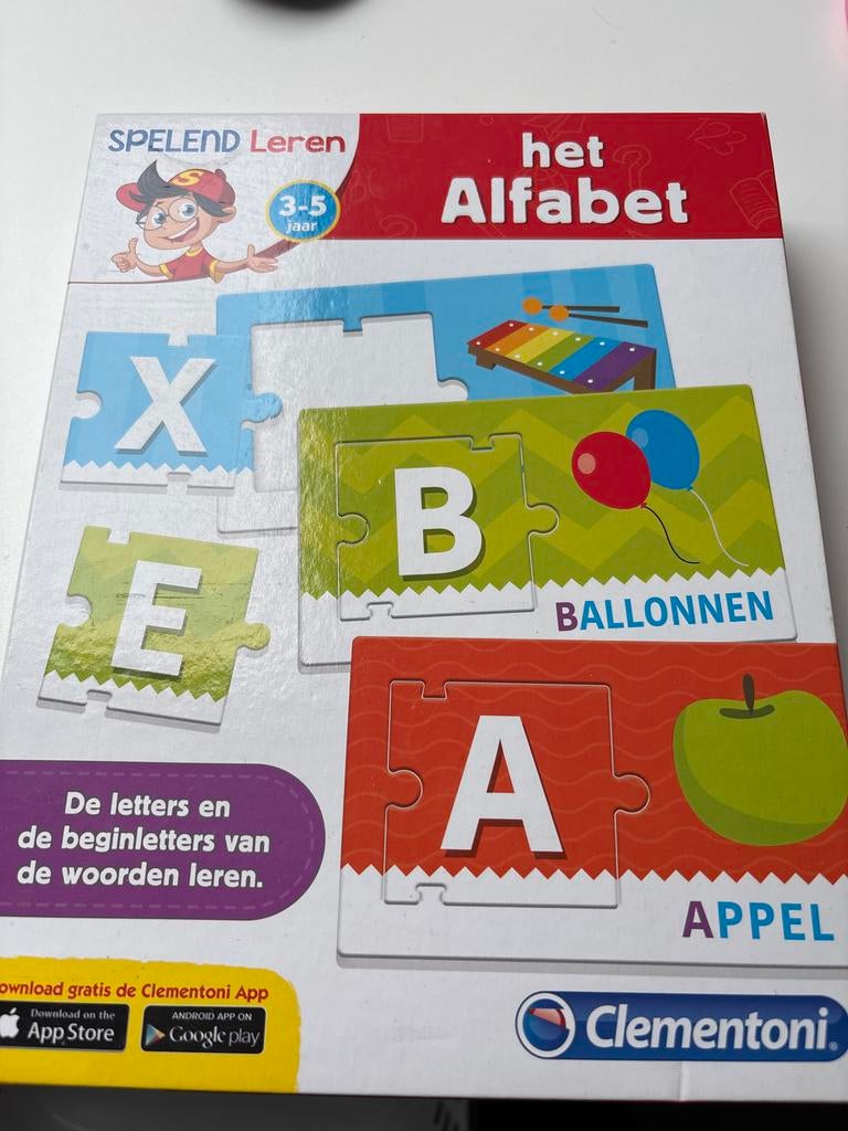 Clementoni Spelend Leren: Het Alfabet (3-5 jaar), Ophalen, Zo goed als nieuw, Puzzelen