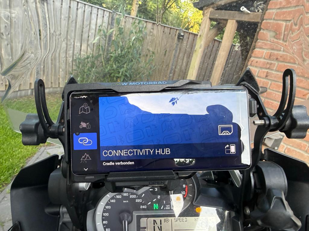 BMW Motorrad ConnectedRide Cradle Telefoonhouder, Ophalen of Verzenden, Zo goed als nieuw