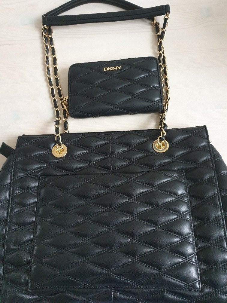 Donna Karan DKNY Gansevoort handtas & portemonnee, Sieraden, Tassen en Uiterlijk, Tassen | Damestassen, Ophalen of Verzenden, Zo goed als nieuw