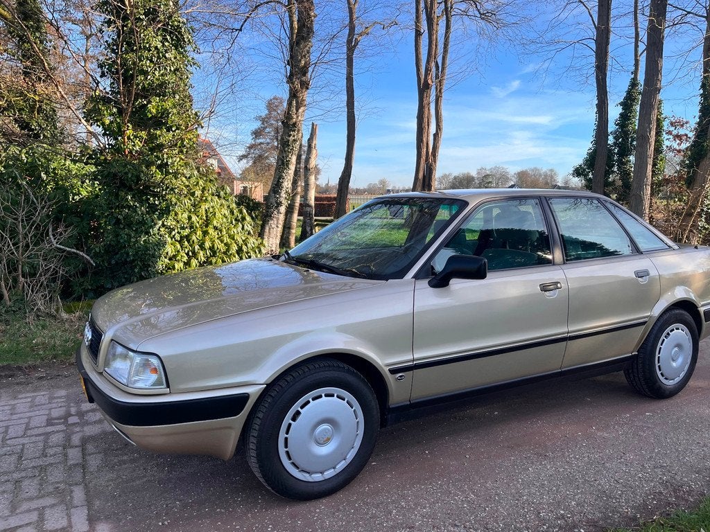 Audi 80 1.6 E, Auto's, Audi, Bedrijf, Te koop, Benzine, Euro 1, Sedan, Handgeschakeld, Origineel Nederlands, Beige, Voorwielaandrijving