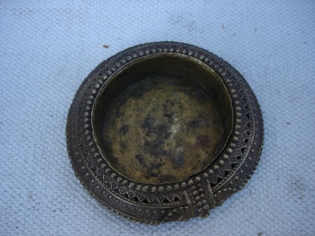 Antieke Afrikaanse Arabische Omaanse slaven enkelband 1850, Ophalen of Verzenden, Koper, Armband