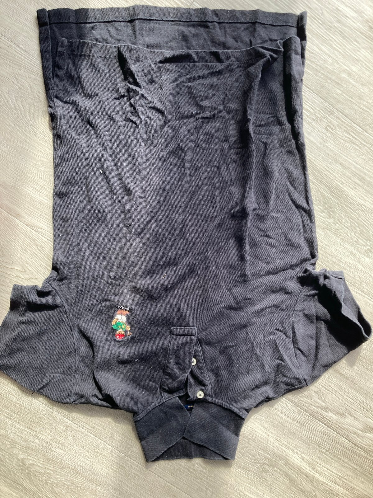 Polo Ralph Lauren Polo Bear Custom Fit Polo Shirt S, Ophalen of Verzenden, Gedragen, Maat 46 (S) of kleiner, Zwart