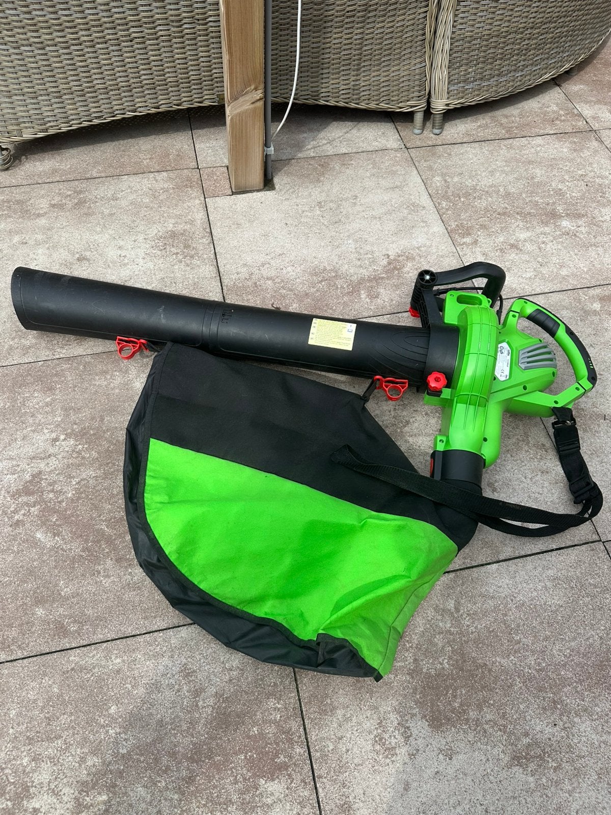 Bladblazer florabest, Tuin en Terras, Ophalen, Zo goed als nieuw, Elektrisch, Met opvangzak
