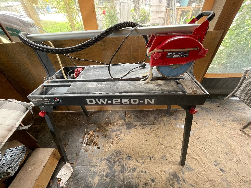 Rubi dw250n tegelsnijder, Ophalen, Gebruikt, 1000 watt of meer, Overige typen