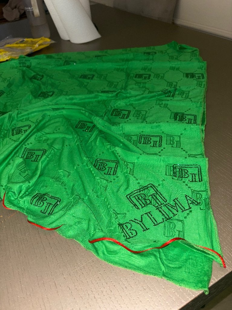 Bylima hoofddoek groen NIEUW, Ophalen of Verzenden, Nieuw, Sjaal