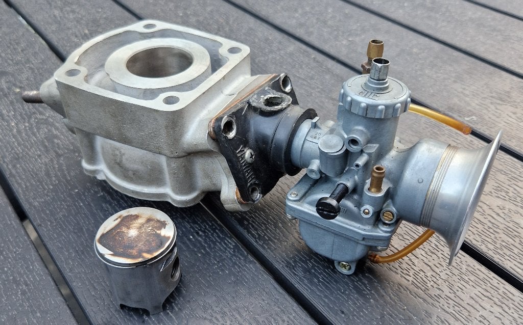 Honda alu cilinder met nieuw nikasil 50cc., Ophalen, Gebruikt