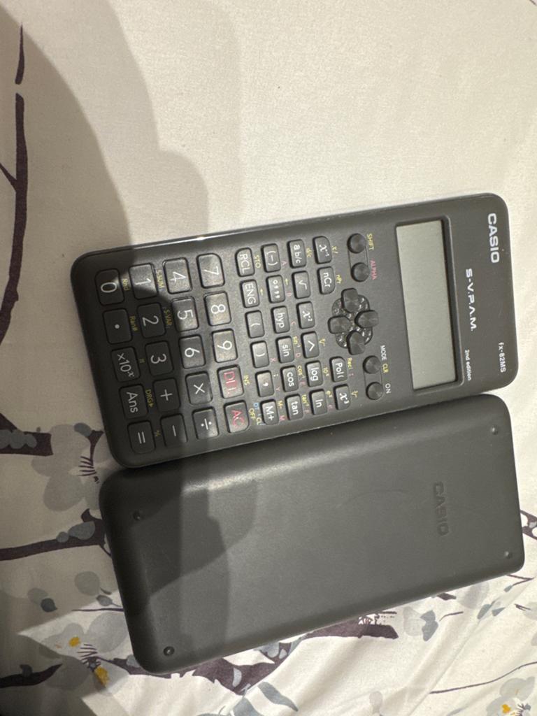 Casio fx-82MS zwarte rekenmachine, Ophalen of Verzenden, Nieuw