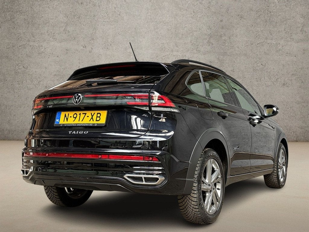 Volkswagen Taigo 1.0 TSI R-Line Automaat (2X R-LINE, VIRTUAL, Auto's, Volkswagen, Gebruikt, Alcantara, Zwart, Origineel Nederlands