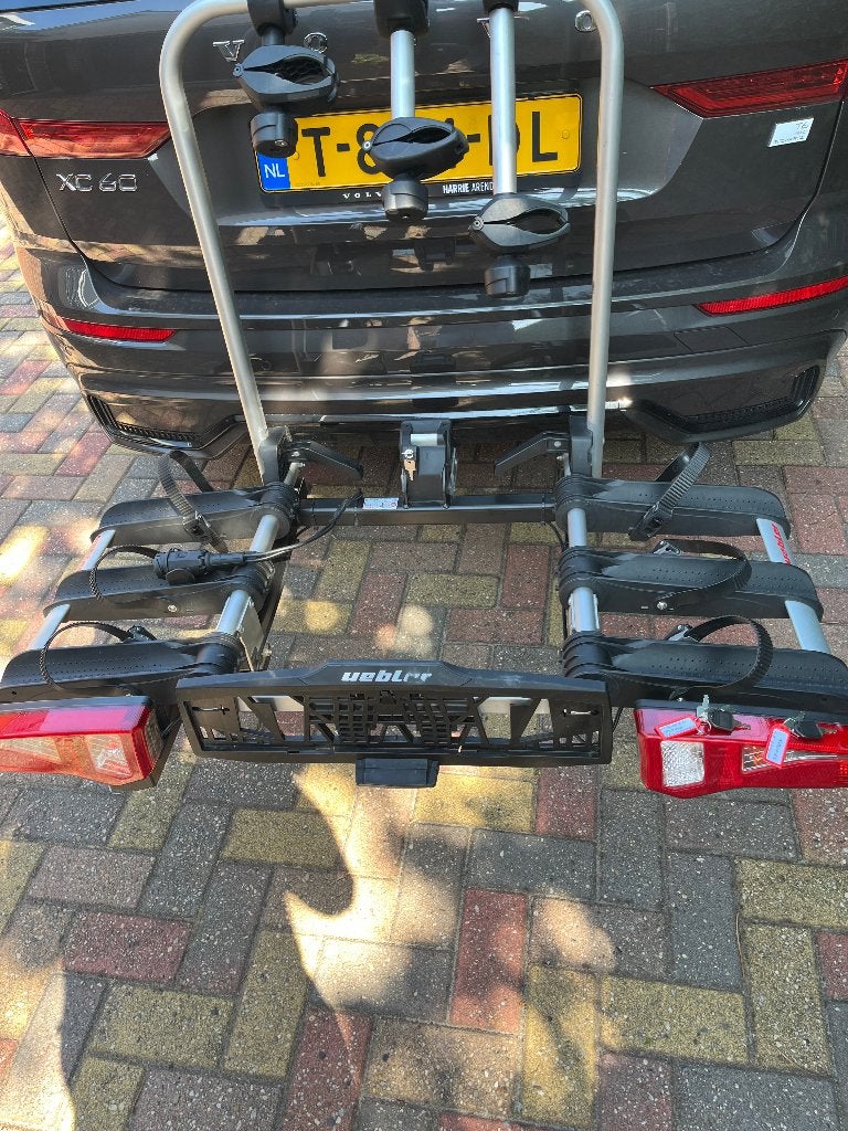 Een zeer degelijke fietsendrager Uebler I-31 , Ophalen, 3 fietsen of meer, Gebruikt, Trekhaakdrager