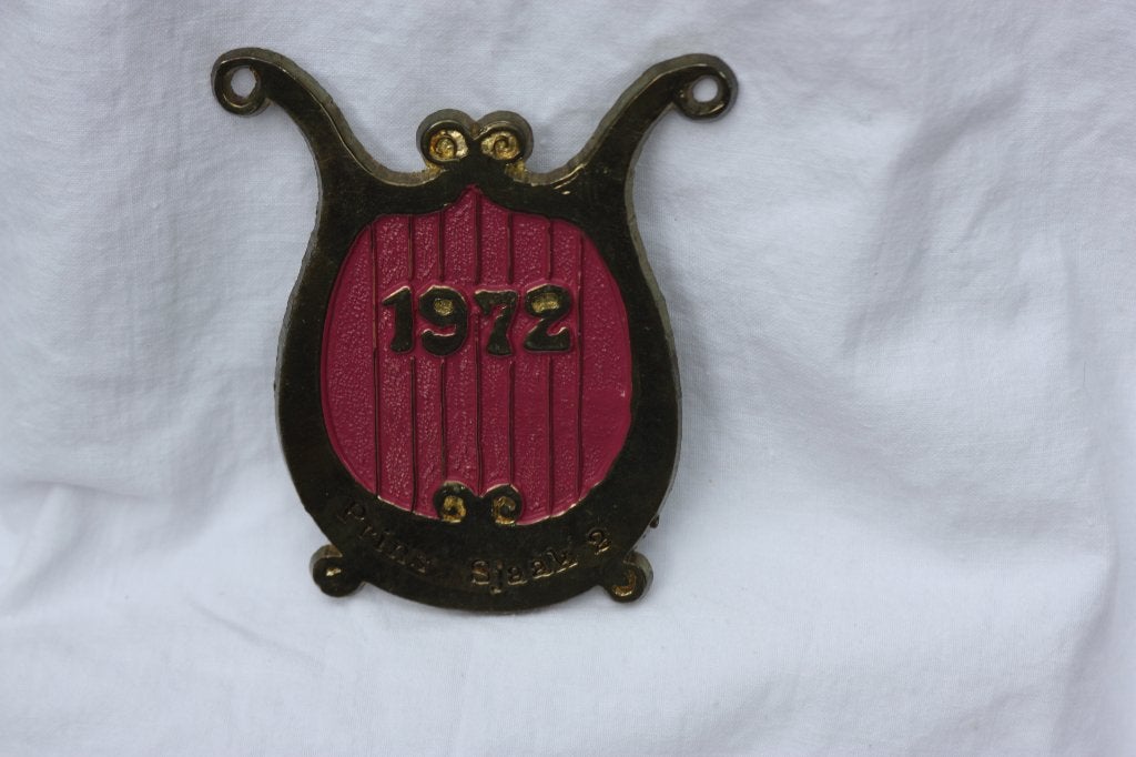 Medaille carnavalsprins Sjaak 2 1972 Wortelepin Blerick, Ophalen of Verzenden, Gebruikt