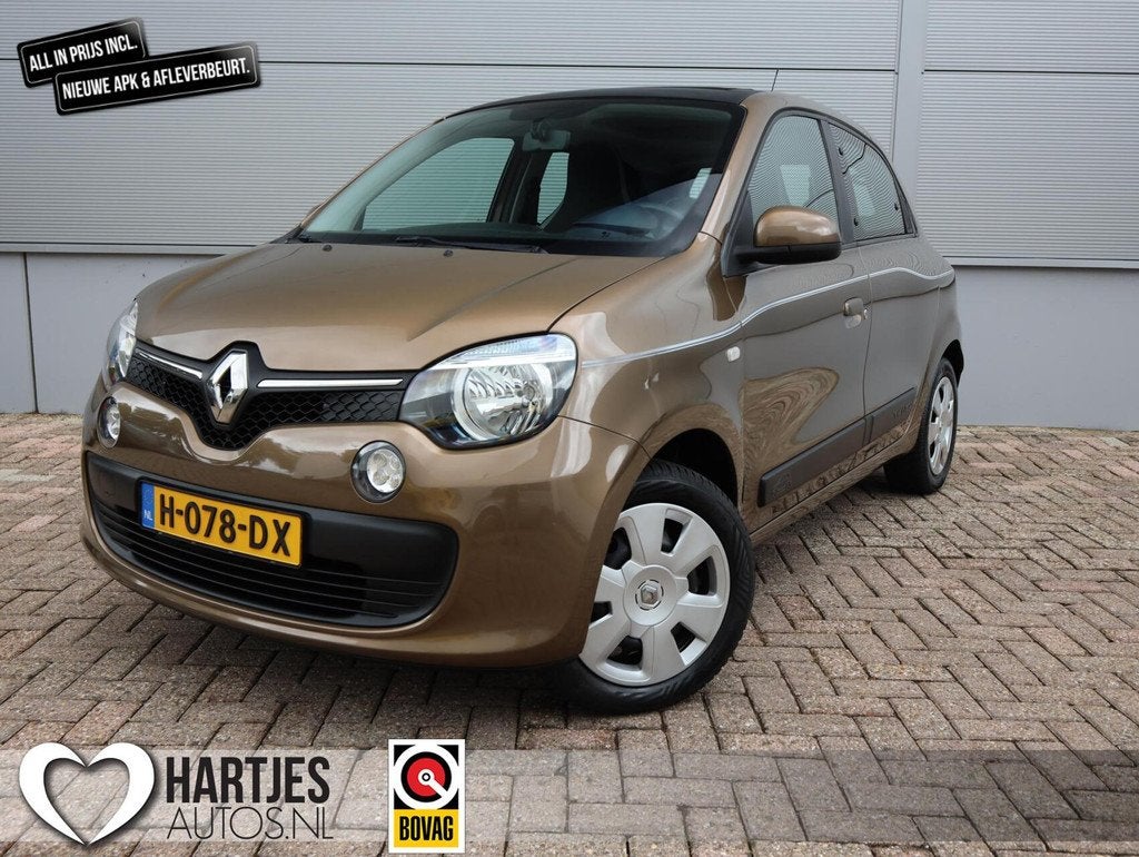 Renault Twingo 1.0 SCe Dynamique (Vol Opties) Cabrio dak, Auto's, Renault, Gebruikt, 4 stoelen, Stoelverwarming, Handgeschakeld