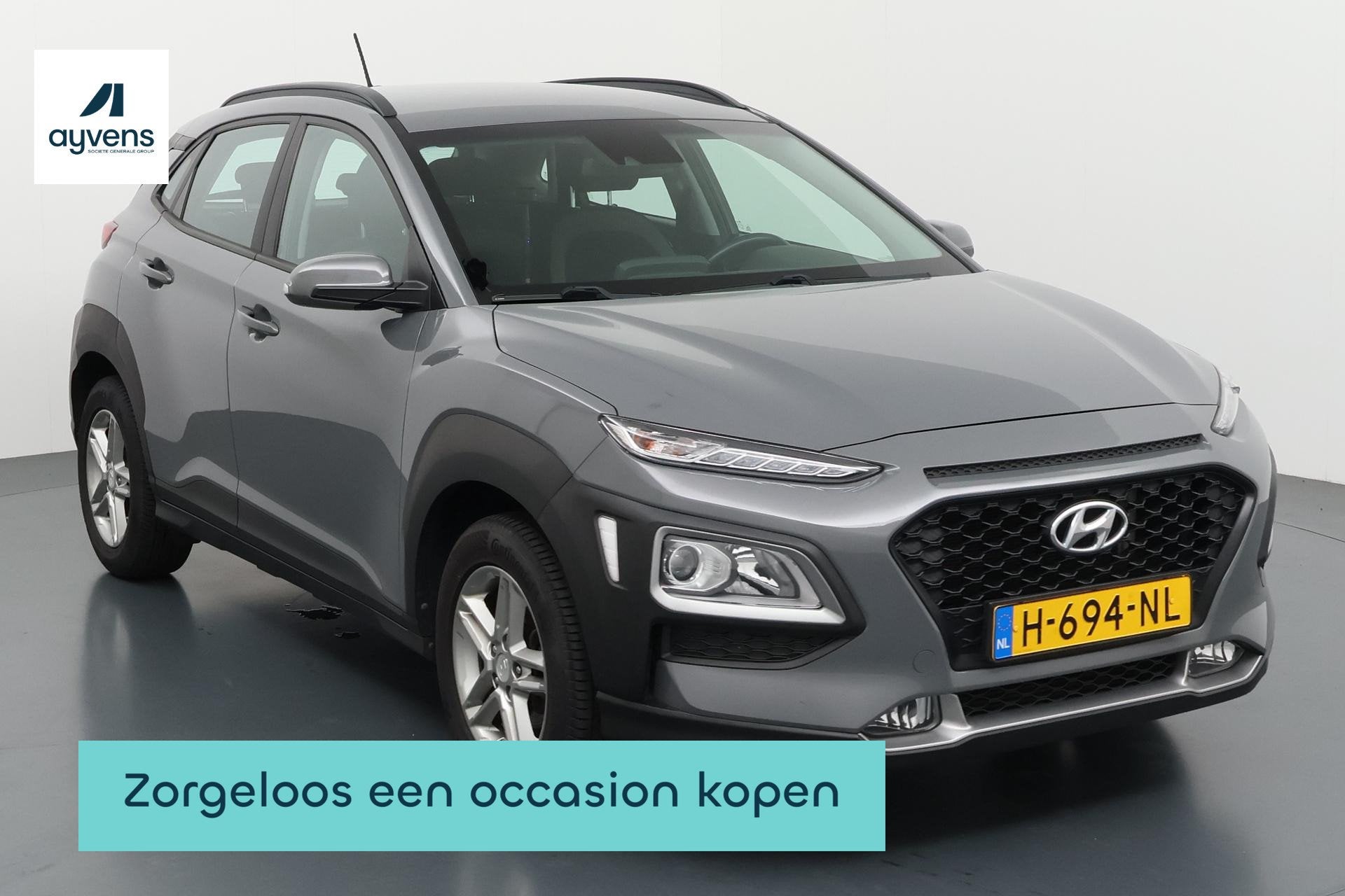Hyundai Kona 1.0 T-GDI Comfort Compacte SUV met een frisse,, Auto's, Voorwielaandrijving, Stof, Gebruikt, Euro 6