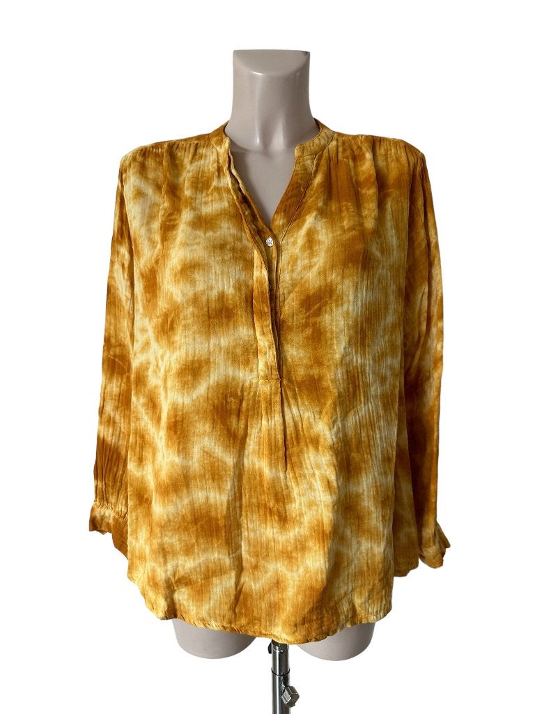 Sissel Edelbo shirt lange mouw One Size, Maat 38/40 (M), Geel, Ophalen of Verzenden, Zo goed als nieuw