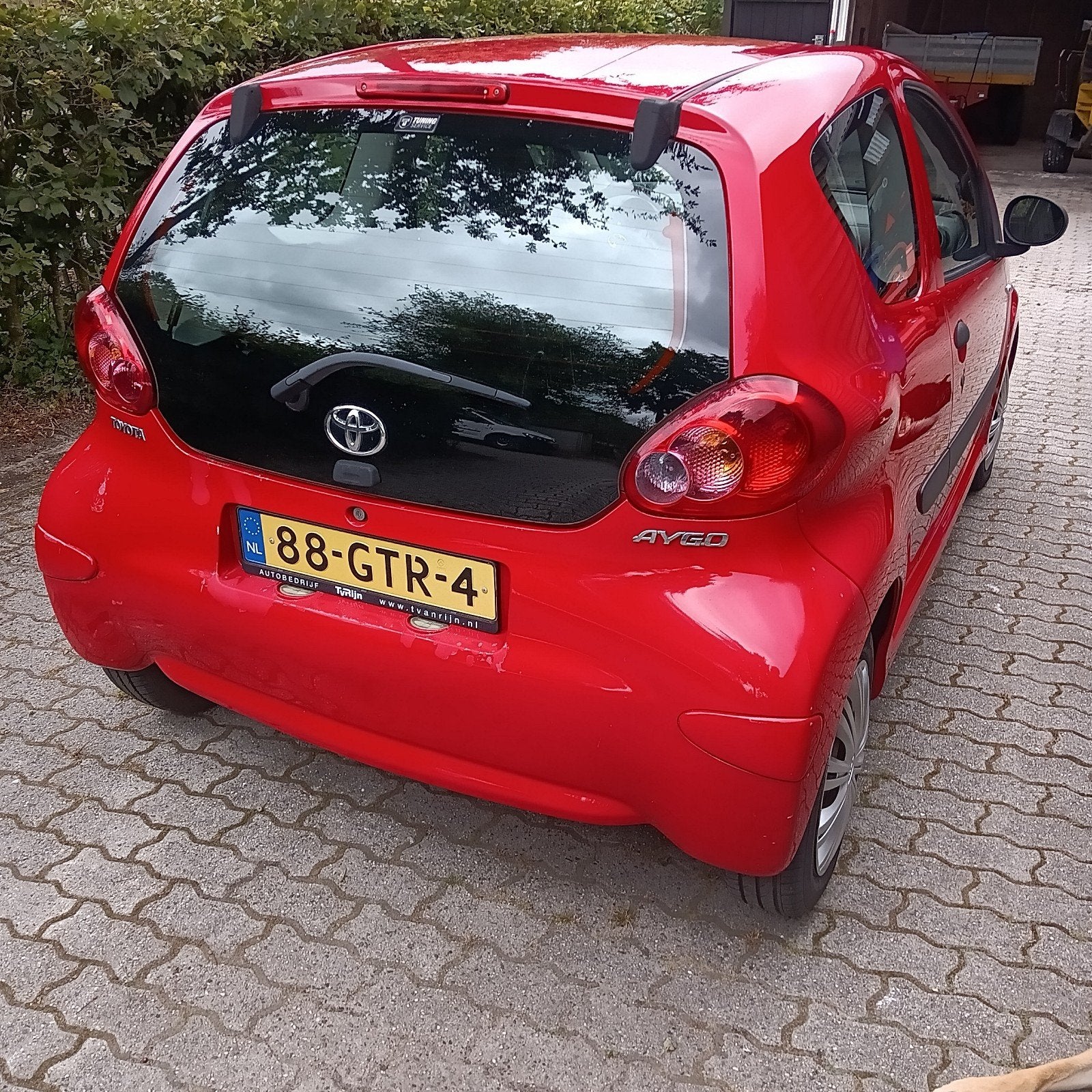 Toyota Aygo 1.0 12V Vvt-i 3DRS MMT 2008 Rood, 4 stoelen, 68 pk, Origineel Nederlands, Particulier
