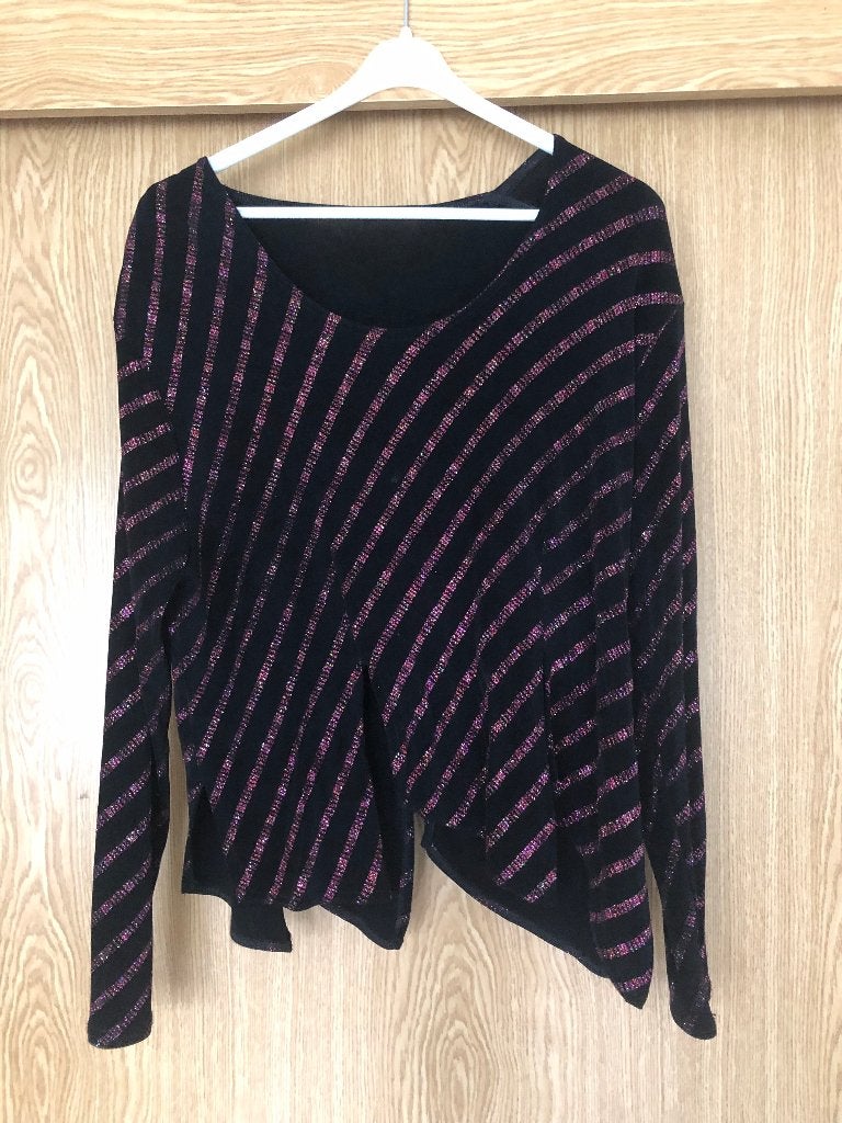 Feestelijk tops en blouses, maat M, Maat 38/40 (M), Zwart, Zo goed als nieuw, Zie en kijk bericht.