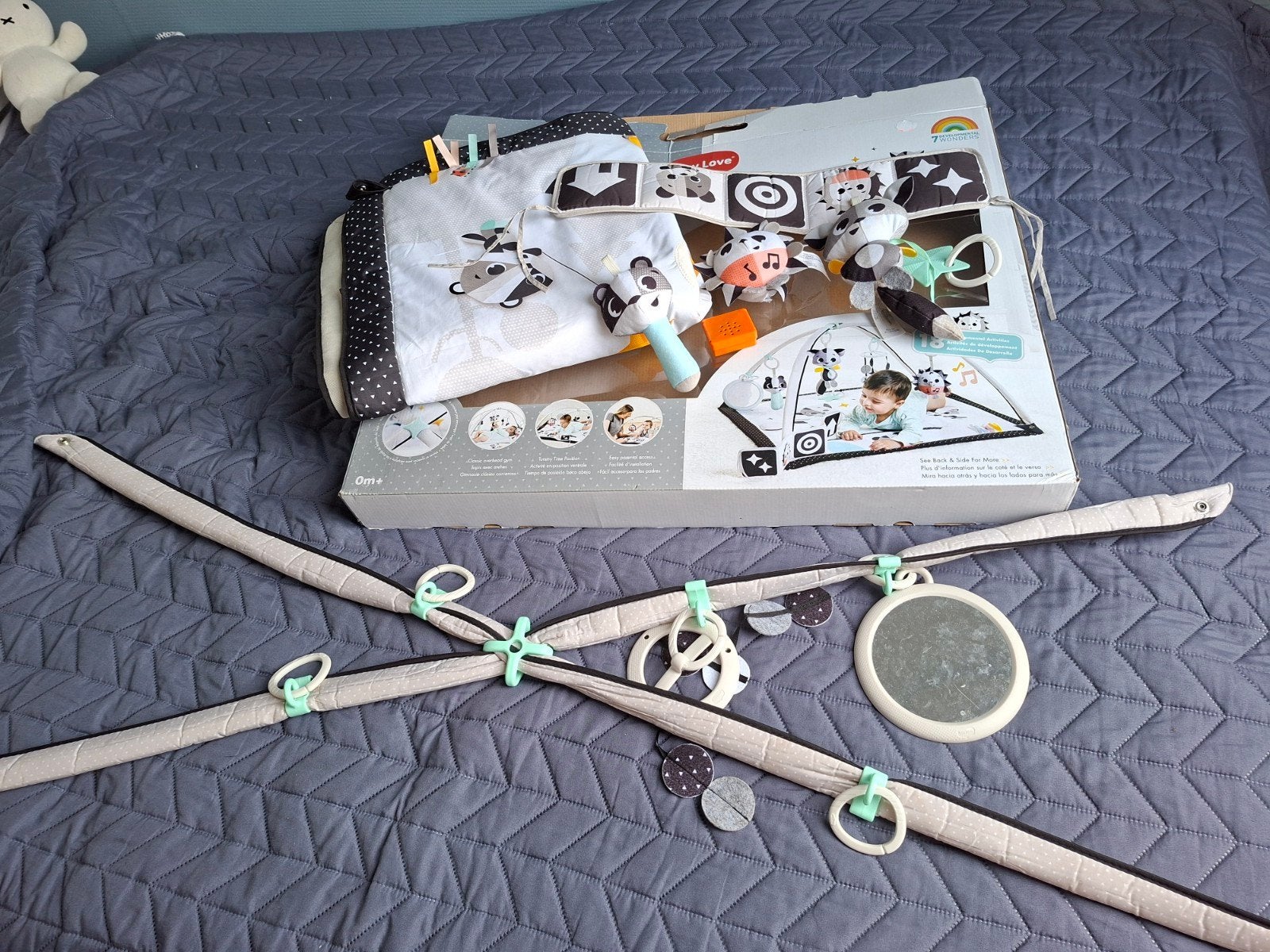 Tiny Love Speelkleed met Babygym - Zo goed als nieuw, Kinderen en Baby's, Ophalen of Verzenden, Zo goed als nieuw, Speelkleed