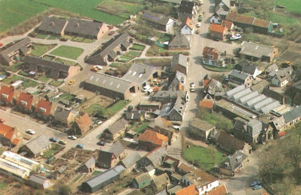 41637 Hippolytushoef NH Luchtfoto Nette kaart Onbeschreven, Ophalen of Verzenden, 1960 tot 1980, Ongelopen, Noord-Holland