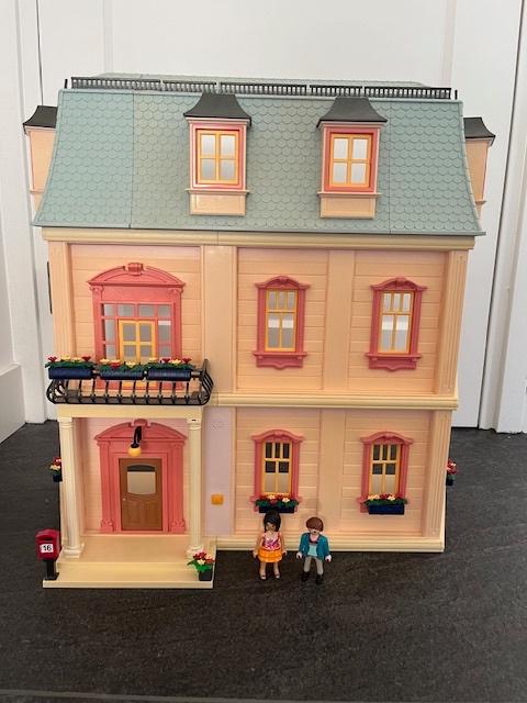 Playmobil herenhuis 5303 + 5 extra sets, Ophalen, Gebruikt