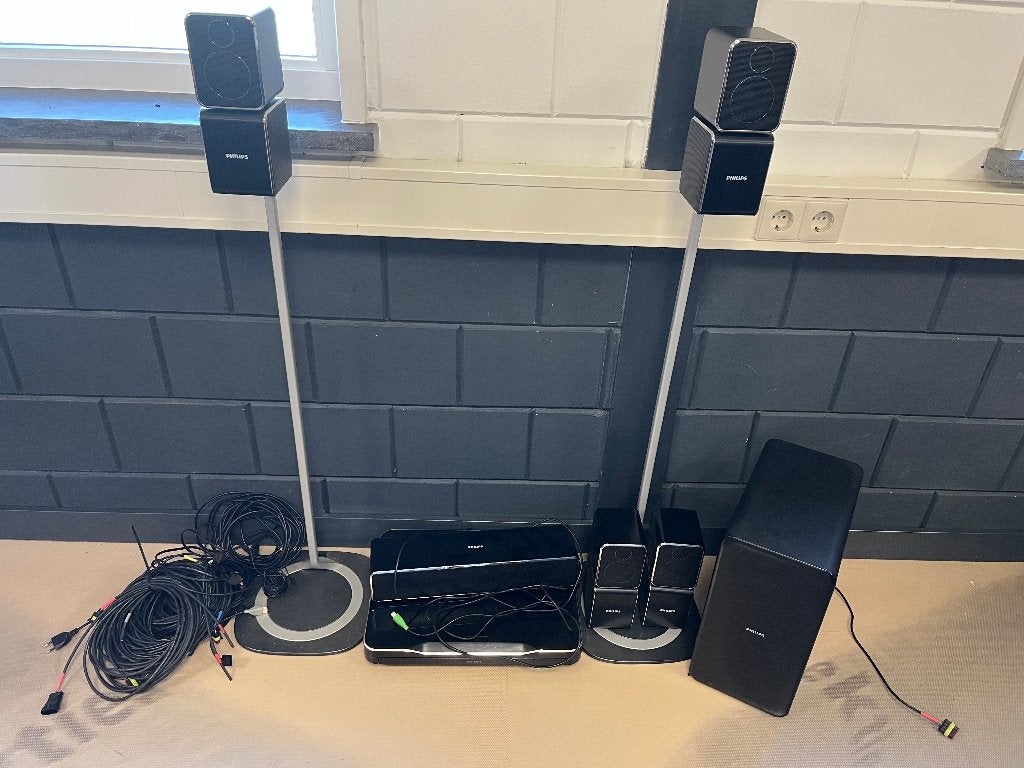 Te koop muziekset compleet, Ophalen, Philips, Gebruikt, Inclusief kabels