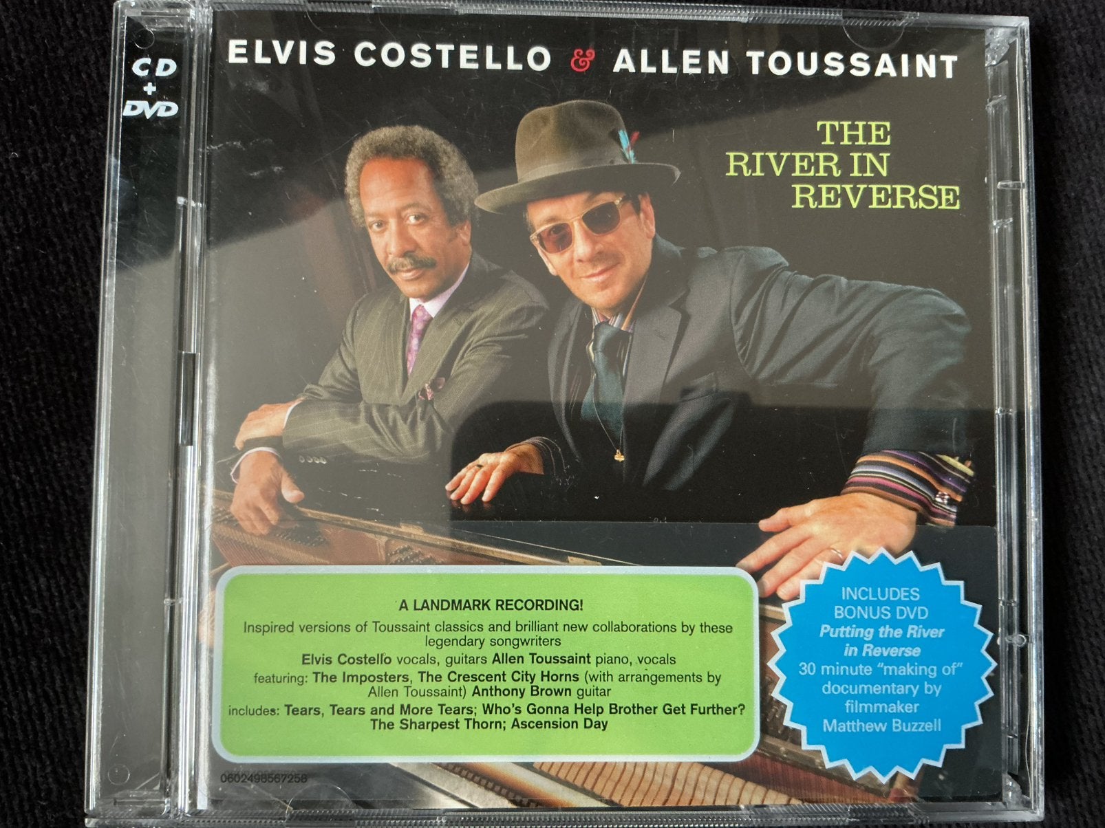 Elvis Costello & Allen Toussaint,The River in reverse cd/dvd, Ophalen of Verzenden, Zo goed als nieuw, Poprock