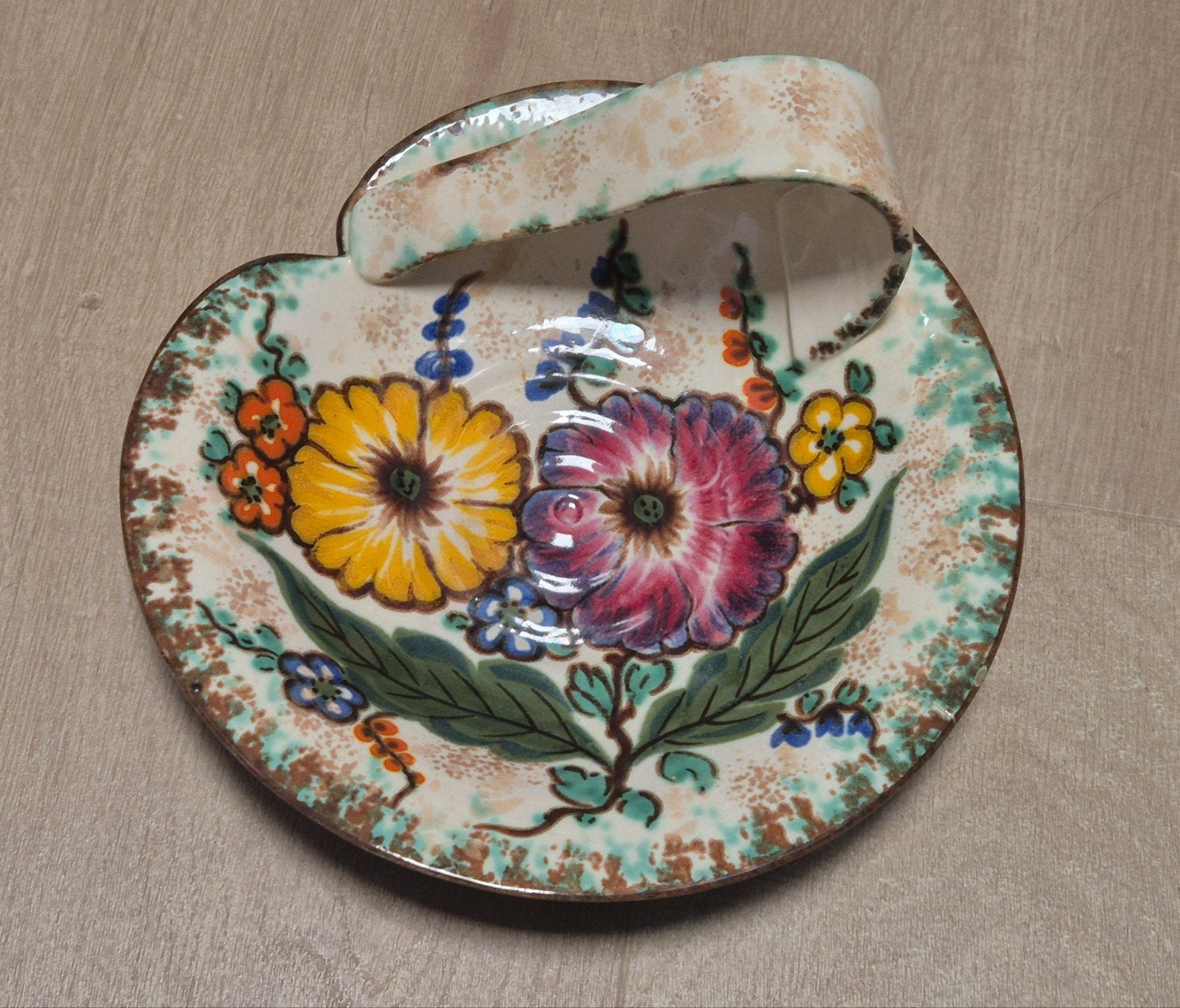 Vintage Gouds Plateel Schaaltje • Decor AREO (1946) • Gouda, Antiek en Kunst, Ophalen of Verzenden