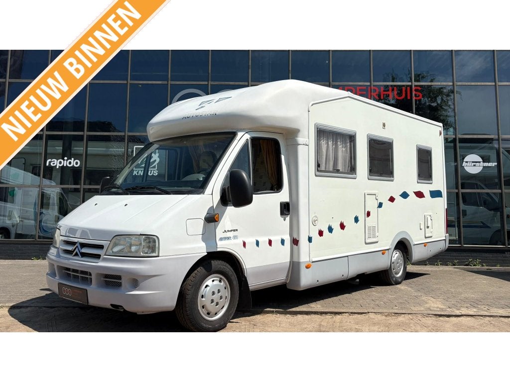 Autostar Athenor 458,Airco,Dinette,Vastbed, Caravans en Kamperen, Ringverwarming, 6 tot 7 meter, Bedrijf, 6 tot 7 meter