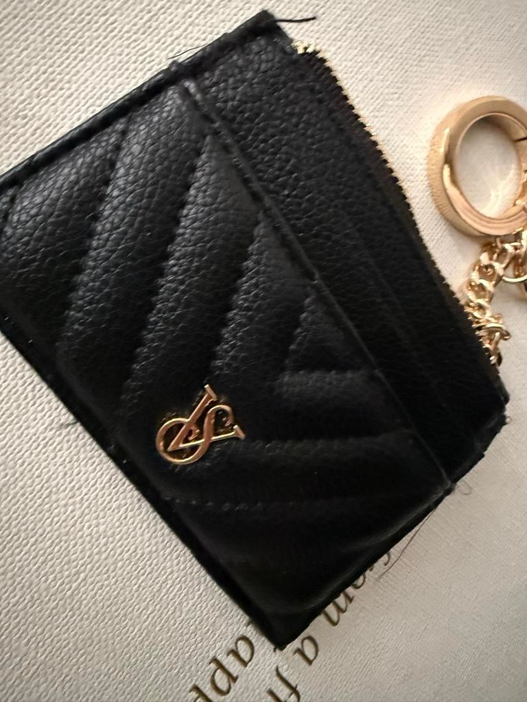 Victoria's Secret Portemonnee Zwart met Goud, Sieraden, Tassen en Uiterlijk, Portemonnees, Ophalen of Verzenden, Zwart, Overige merken