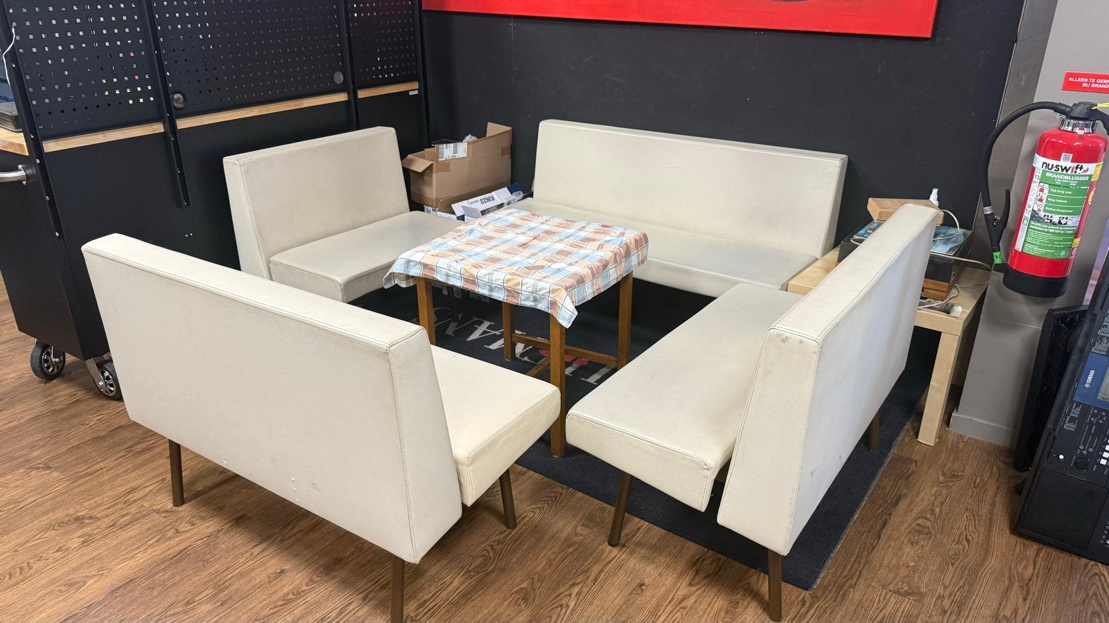 Bankjes in drie verschillende afmetingen, Ophalen, Overige materialen, Gebruikt, Minder dan 75 cm