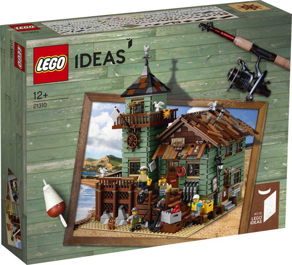 Te huur: Oude viswinkel / Old Fishing Store 21310, Ophalen of Verzenden, Gebruikt, Complete set, Lego
