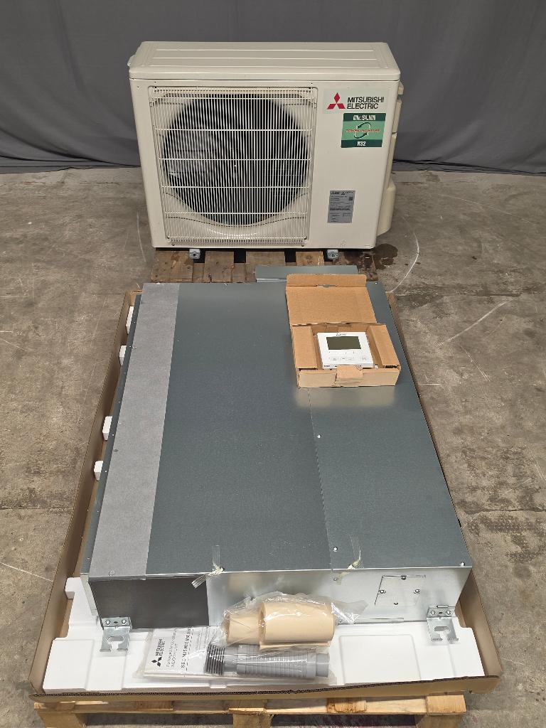 Kanaal airco Mitsubishi Electric 5,0 kW, Witgoed en Apparatuur, Airco's, Koelen en Ontvochtigen, Timer, Nieuw, 3 snelheden of meer