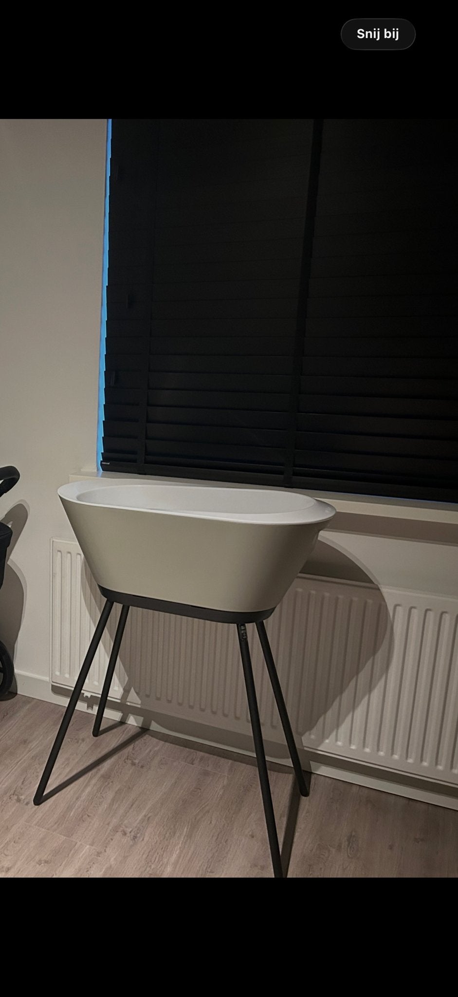We Too babybadje met standaard, Kinderen en Baby's, Badjes en Verzorging, Overige merken, Ophalen of Verzenden, Zo goed als nieuw